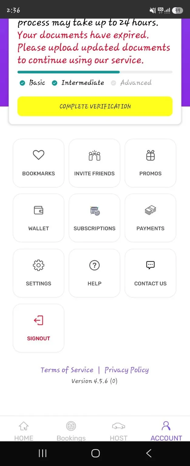 Step 1: Go to Account and tap Subscriptions.